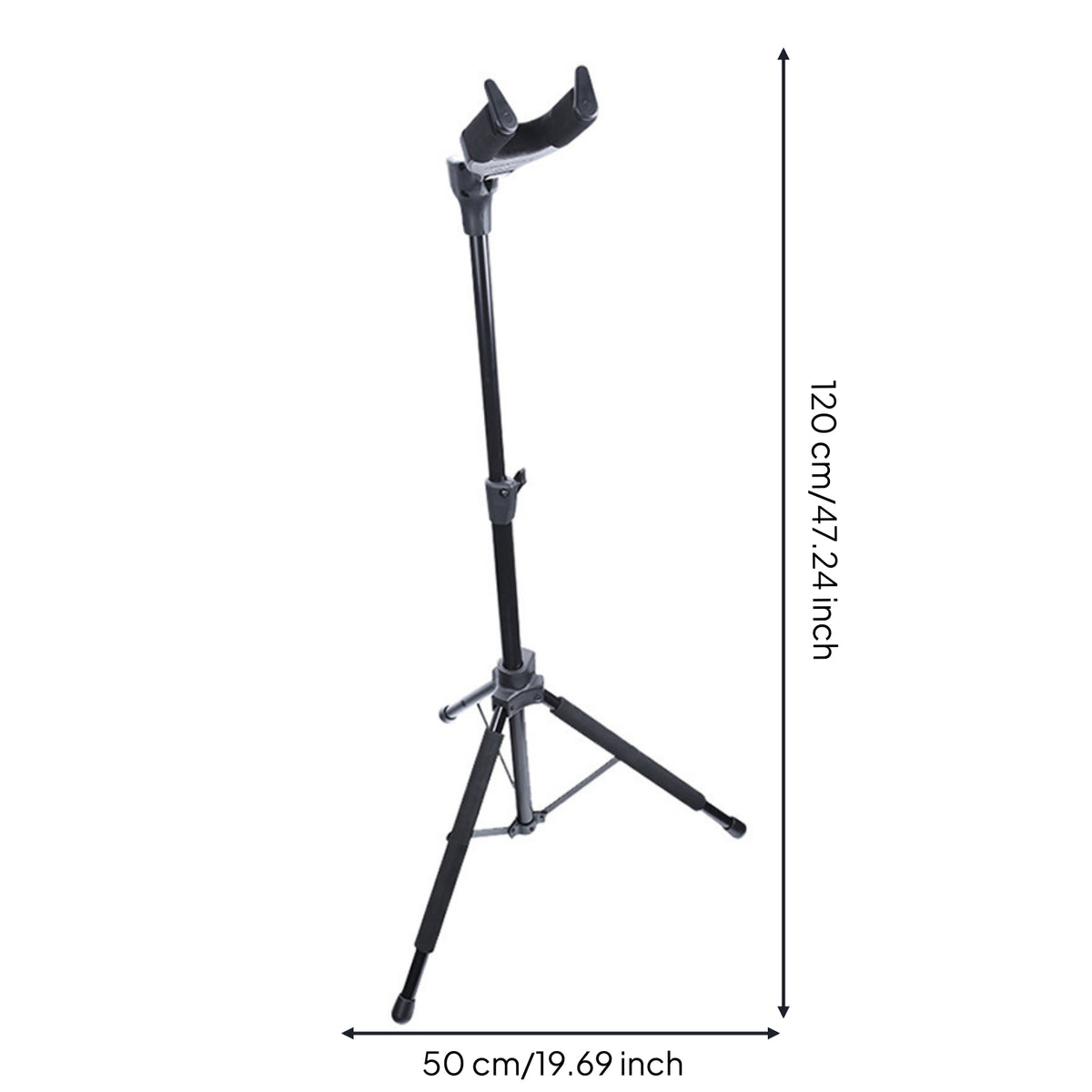 Tripod Guitar Stand Foldable Guitar Stand Adjustable for Guitarists, Home
