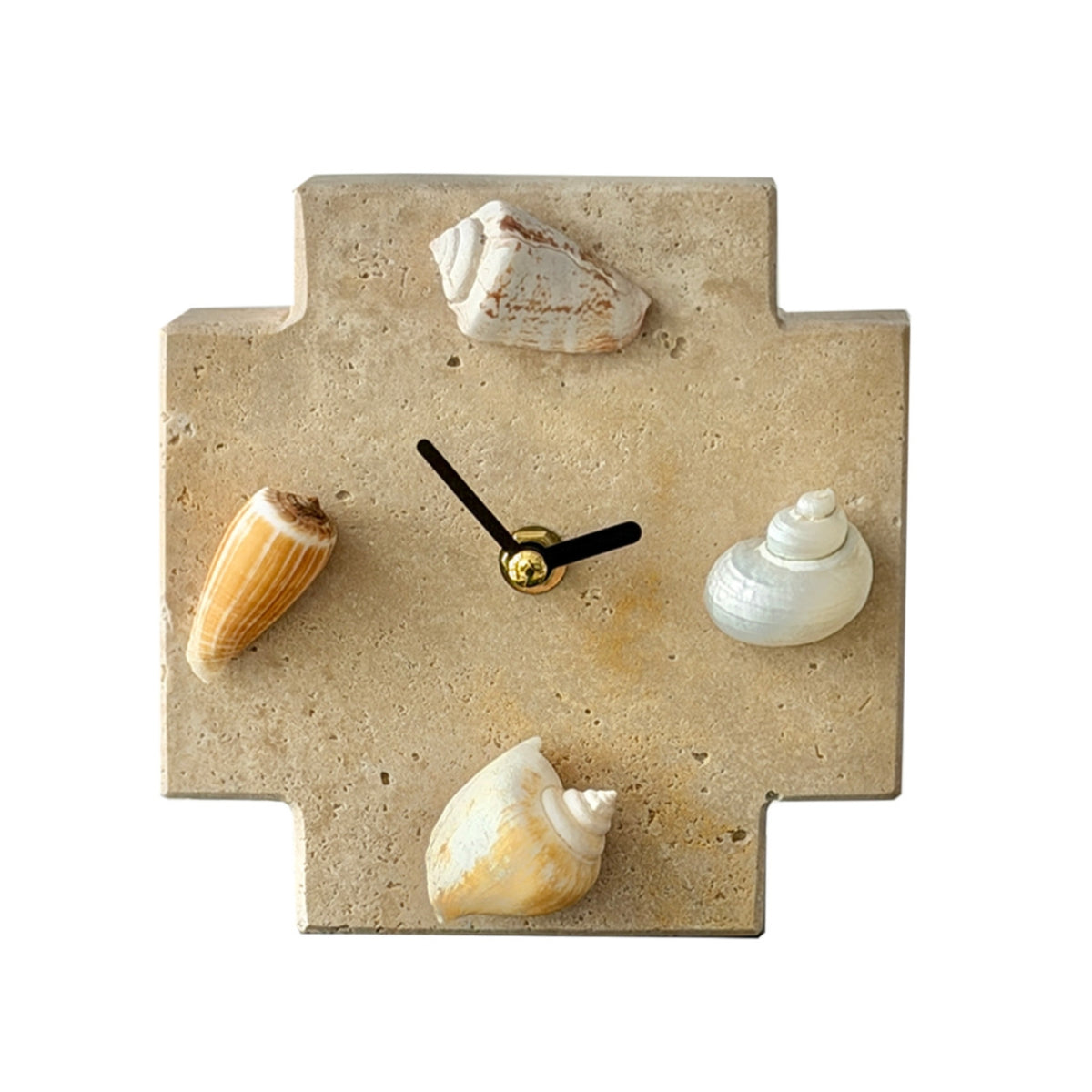 Unique Clock Beige Stone Clock