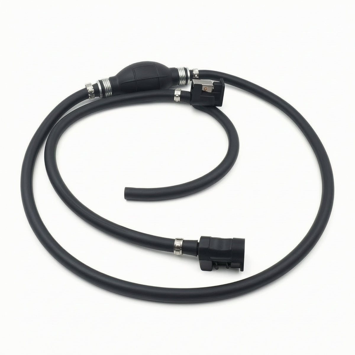 8mm Boat Fuel Line with Primer Bulb Low Permeation Fuel Line with Primer Bulb Rubber Hardware Premium Quality