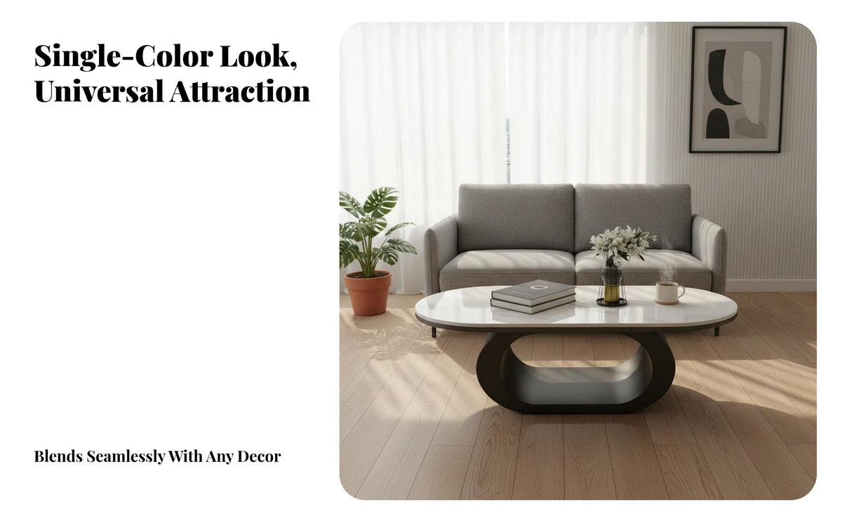 2 Pieces Modern Design Nesting Coffee Table Set Space Saving Household Furniture Rounded Corners Scratch-Resistant for Apartment Dwellers, Interior Designers, Homeowners, Living Room, Small Areas, Lounge Area