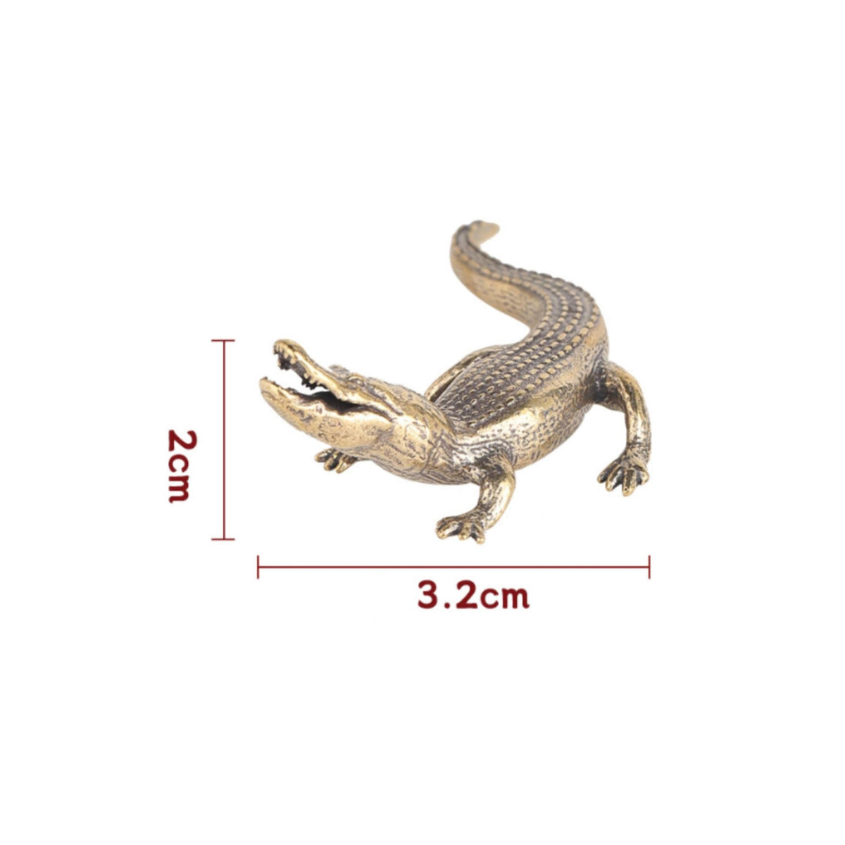 Brass Figurine Eye-Catching Brass Sculpture Long-Lasting