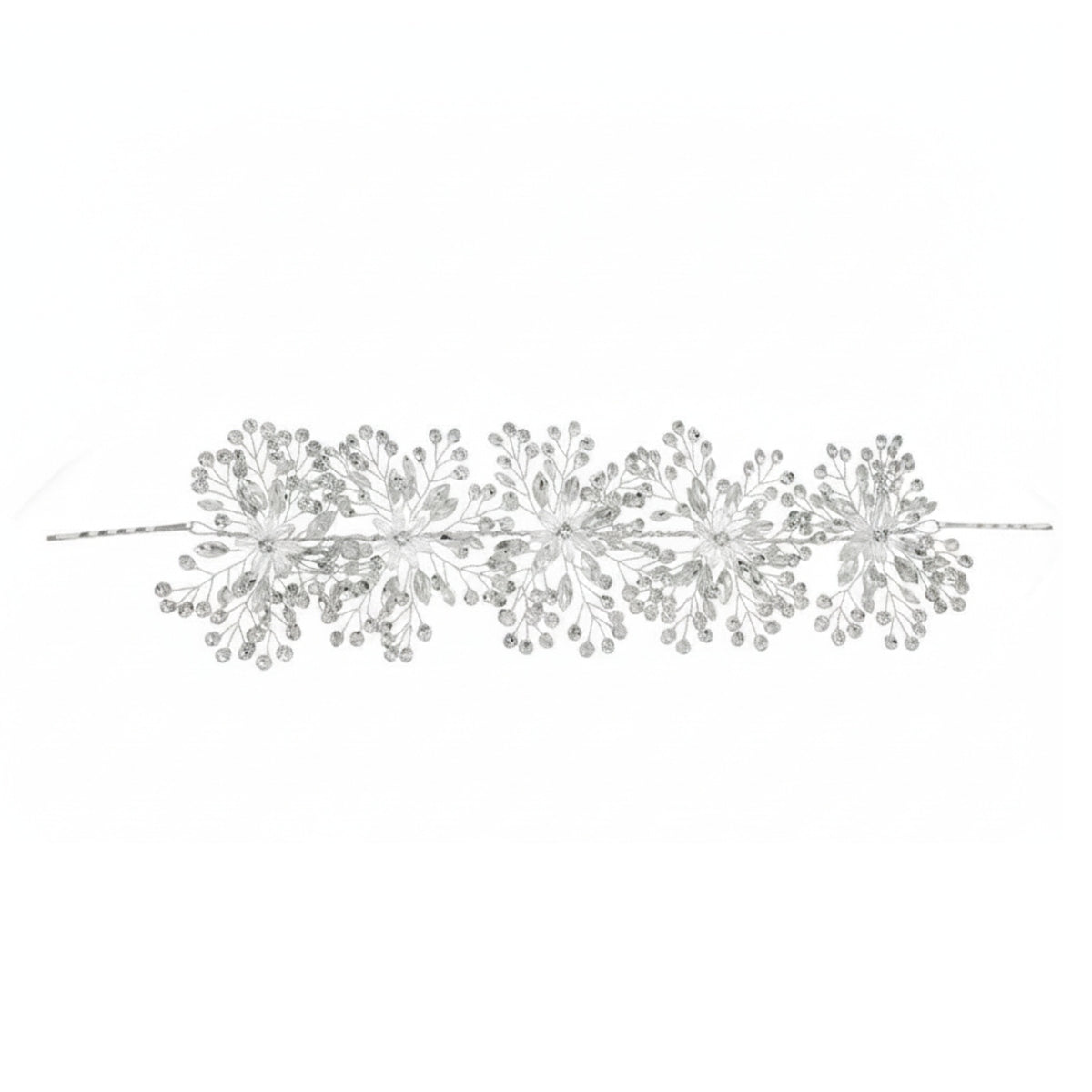 Bridal Hair Vine Rhinestone Bridal Hair Accessory Elegant Hairband with Rhinestones for Brides
