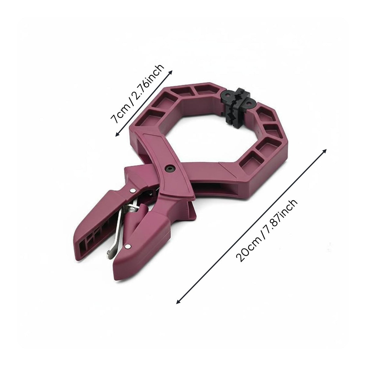 A-Type Elastic Clamp Nylon Fiberglass Reinforced Hand Tool Non-Marring Pads