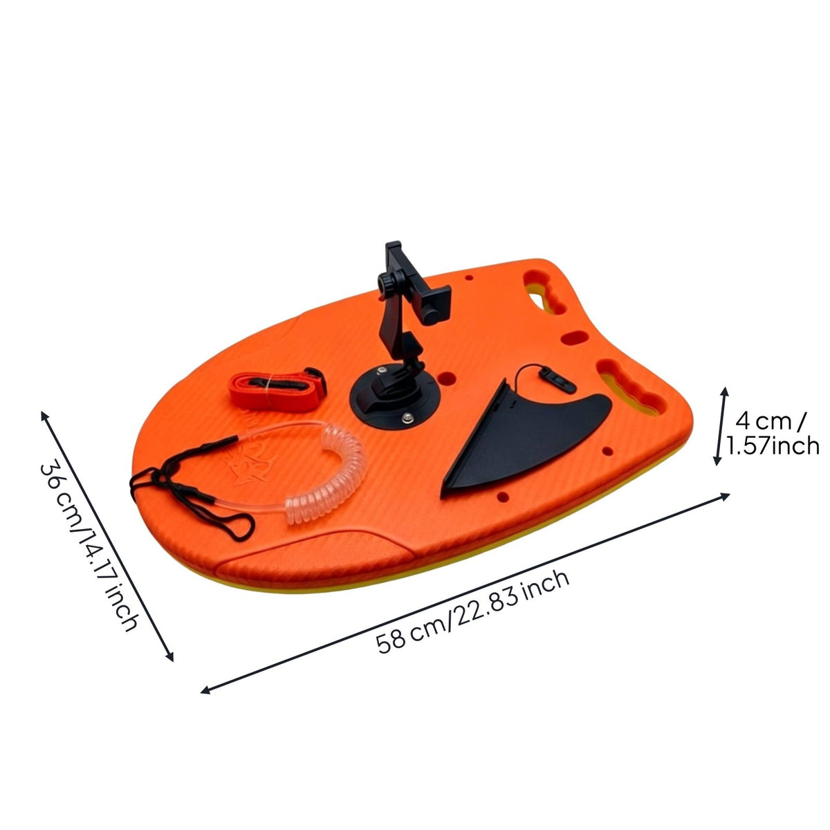 Swimming Follow Floating Board High Buoyancy Action Camera Swimming Mount Adjustable Waist Belt Buoyant Video Filming Base for Swimmers