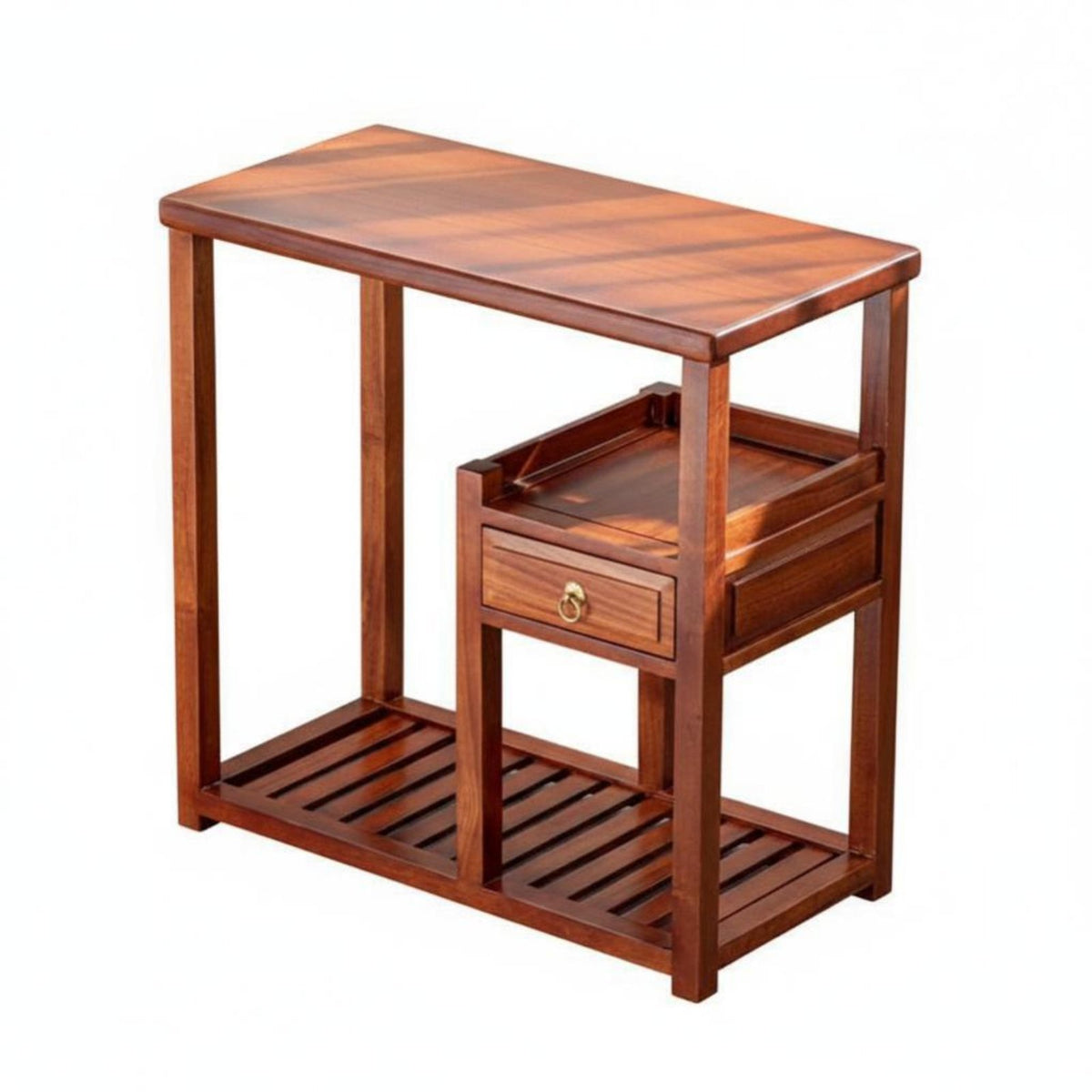 Tea Ceremony Stand Mortise and Tenon Joinery Storage Cabinet New Chinese Design