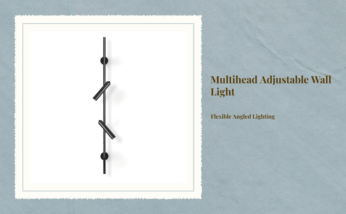 Adjustable wall sconce for bedroom