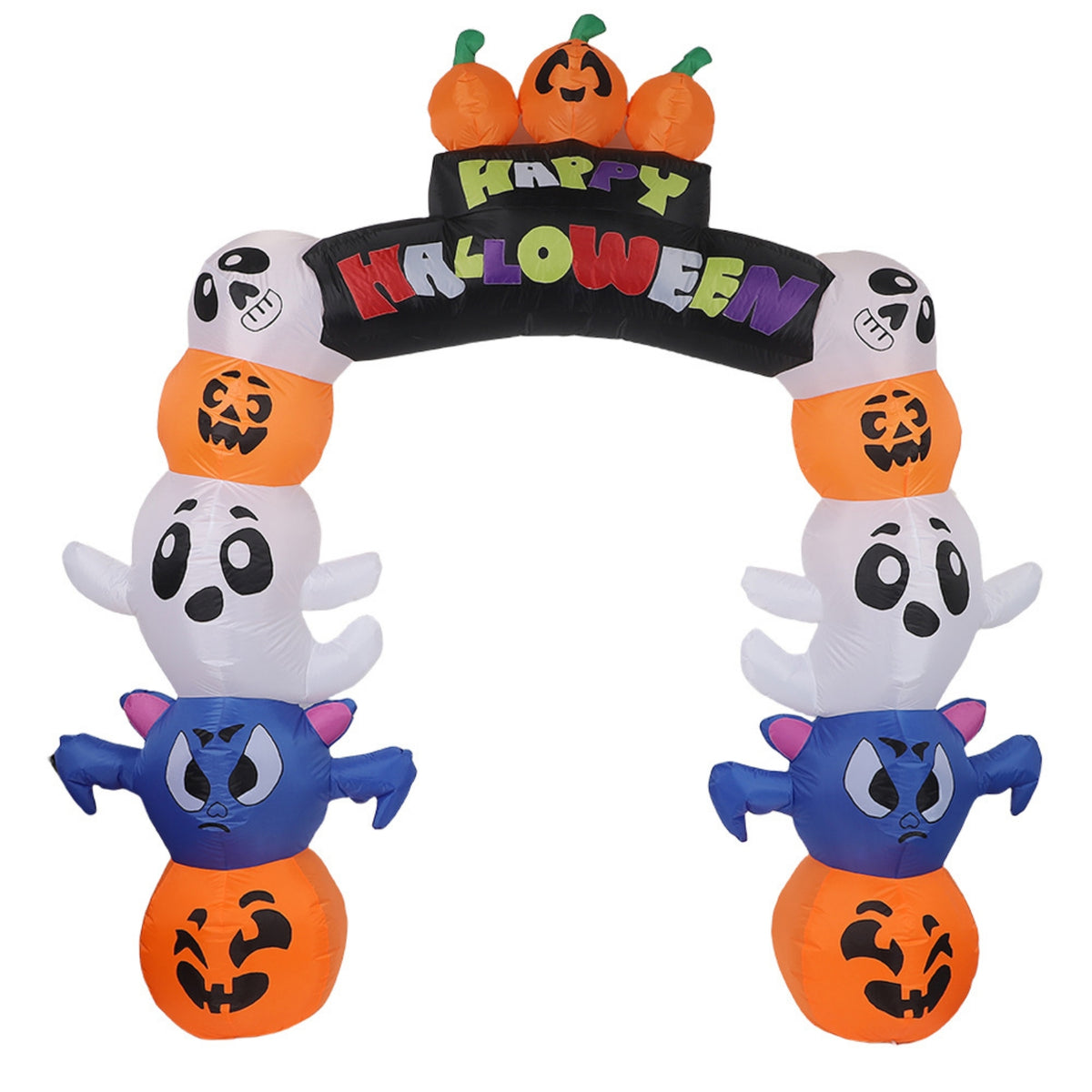 Inflatable Halloween Inflatable Decoration Outdoor Inflatable Archway Easy to Inflate Halloween Archway Cartoon for Families, Yard, Entryway, Lawn, Party