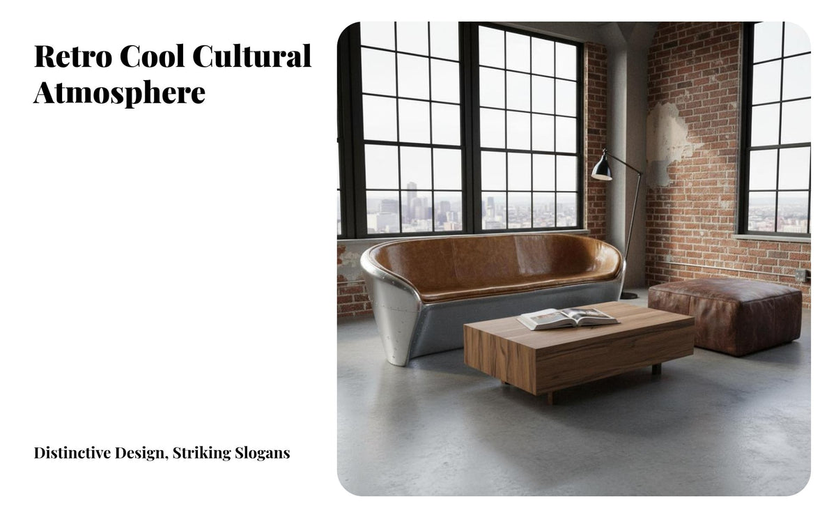 utilitarian design Riveted pilot Seat Retro Aesthetic Cushioned Single Seater with Exposed Frame Statement Piece Accent Chair distinctive Shape for Interior Designers, Business Owners, Man Cave, Lounge, Bedroom, Reception Area
