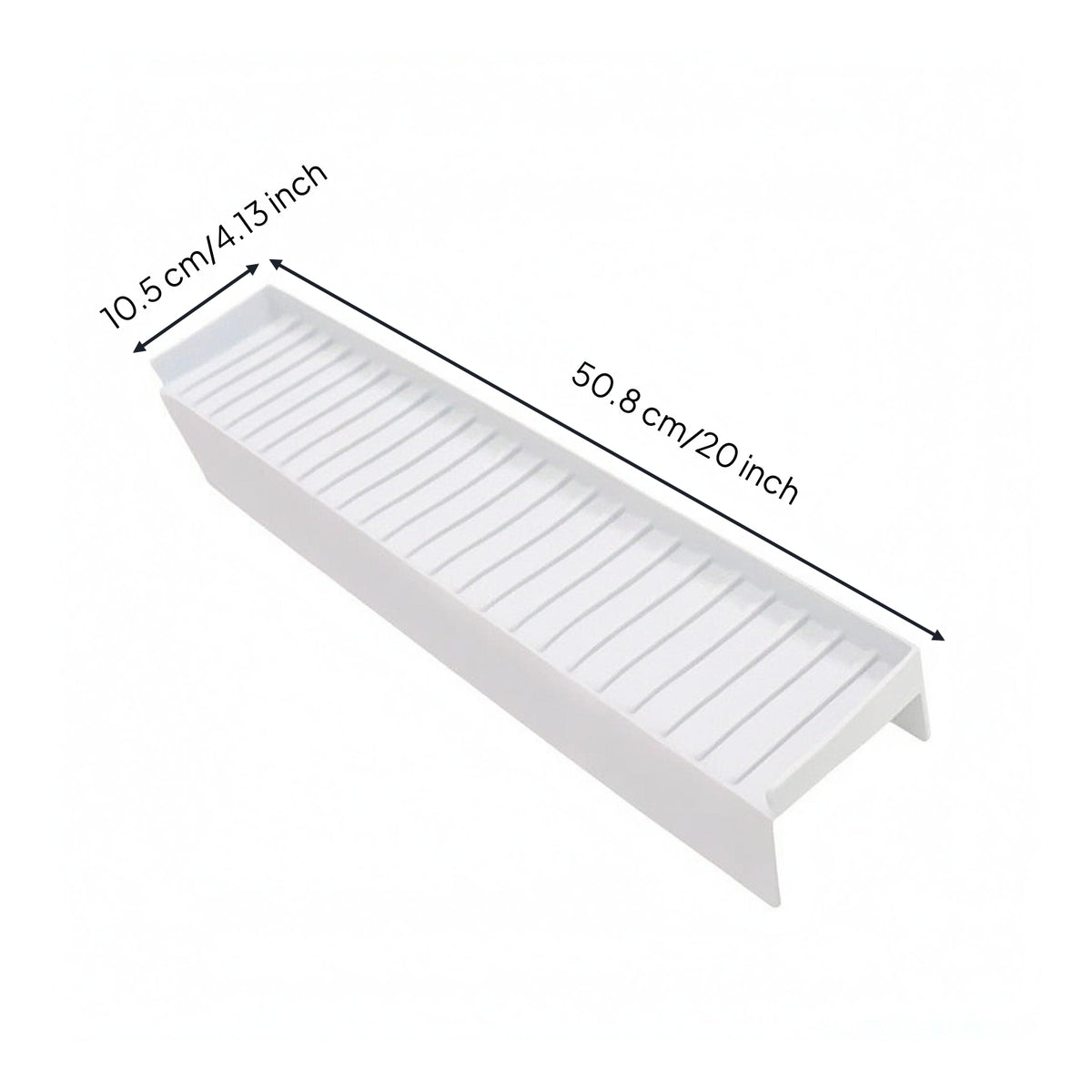 Silicone Sink Rim Splash Guard Long Rectangular L-Shaped Sink Splash Guard