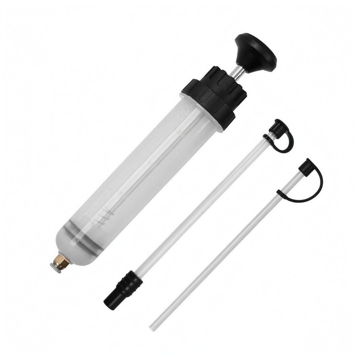 Fluid Tool Clear Barrel Tube-Connected Pump Transparent Tubes