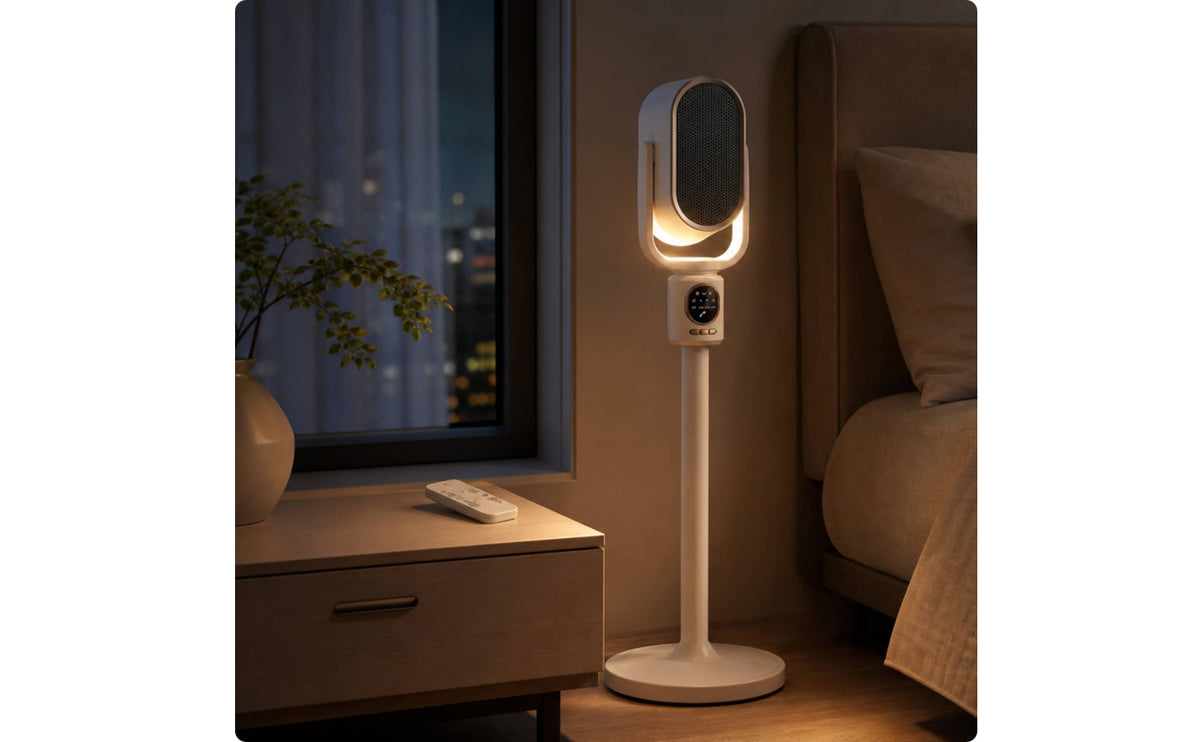 PTC Ceramic Heater Fast Heating Oscillating Fan Heater Quiet for Bedroom, Office, Living Room
