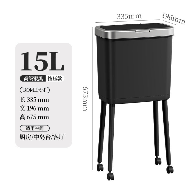 Black-silver / Extended High Foot