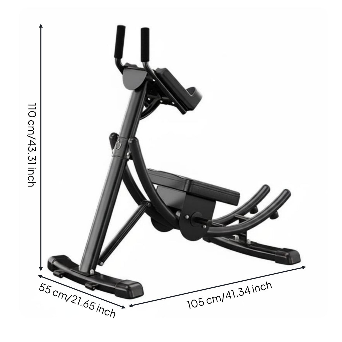 Core Roller Machine Sturdy Construction Kneeling Ab Compact Size Core Workout