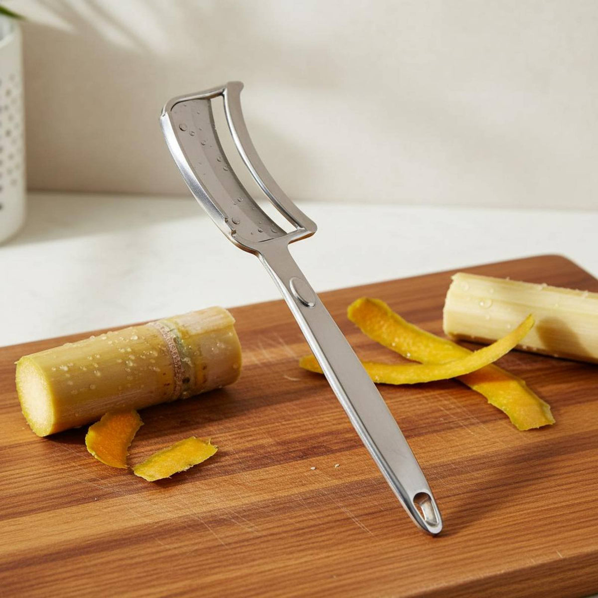 Sugarcane Peeling Tool Multi-Functional Pineapple Peeling Tool Blade Hard Fruit Peeling Stainless Steel