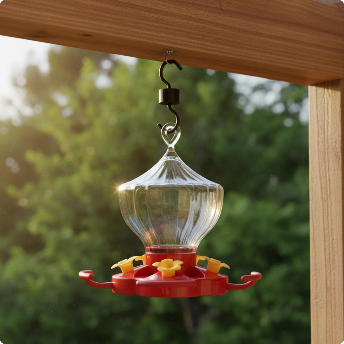 Hummingbird Feeder Anti Wildlife Supply Decorative for Garden