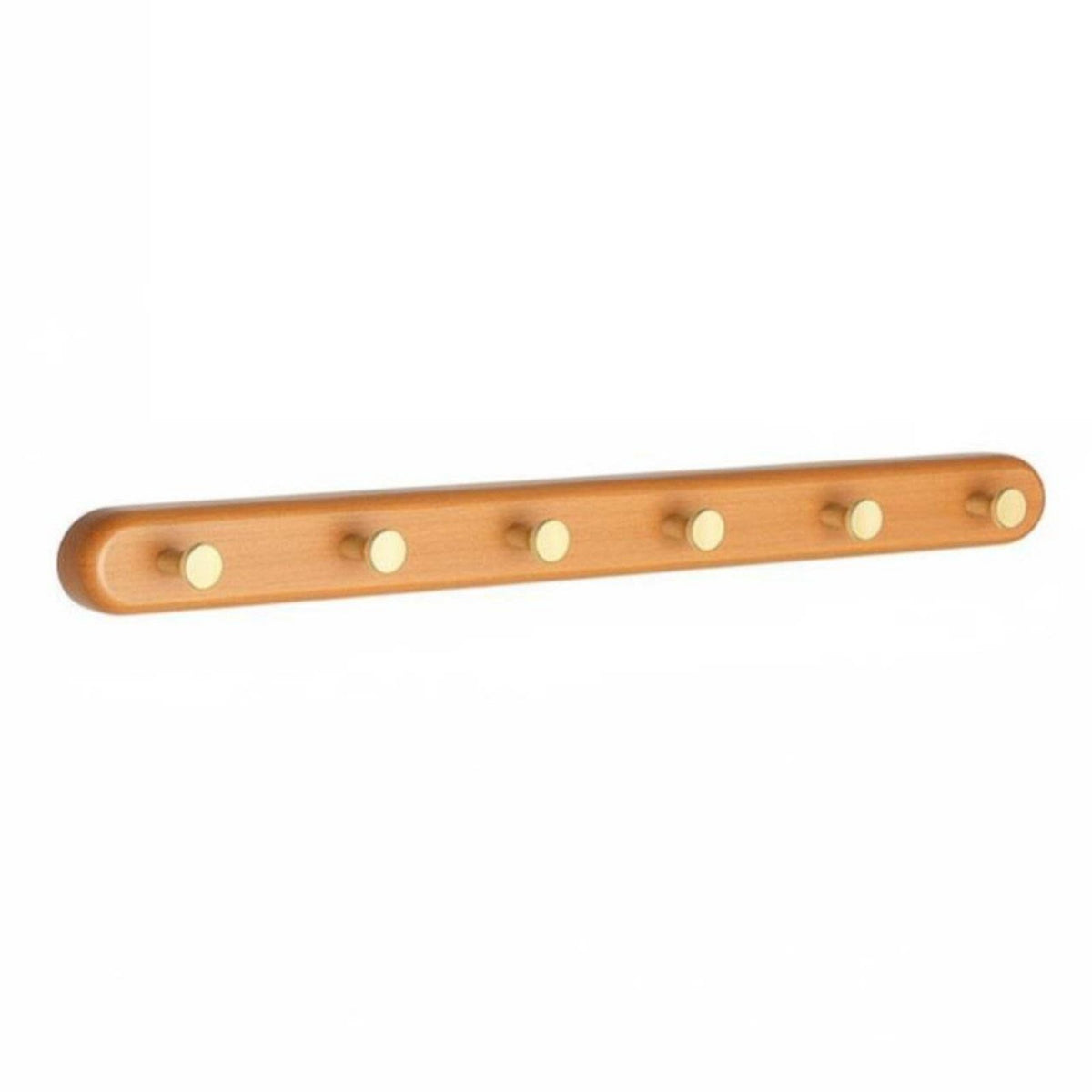 Multi-Peg Hook Rail No-Drill Installation Coat Hanger Space-Saving for Dorm Room