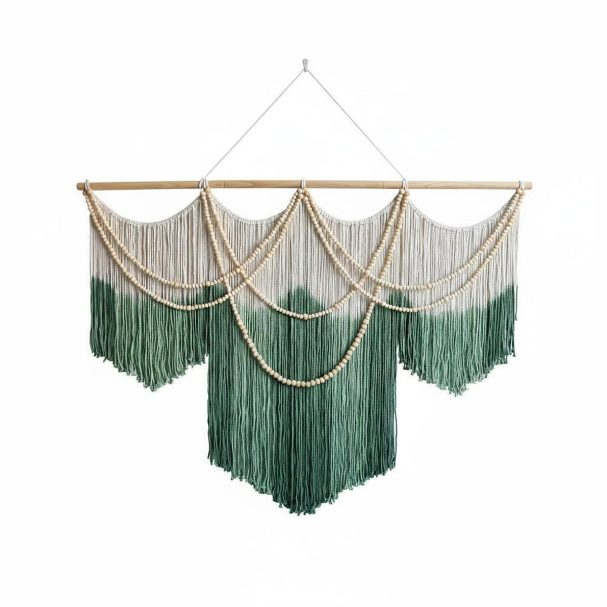 Macrame Wall Hanging Nordic Inspired Bohemian Woven Tapestry for Living Room