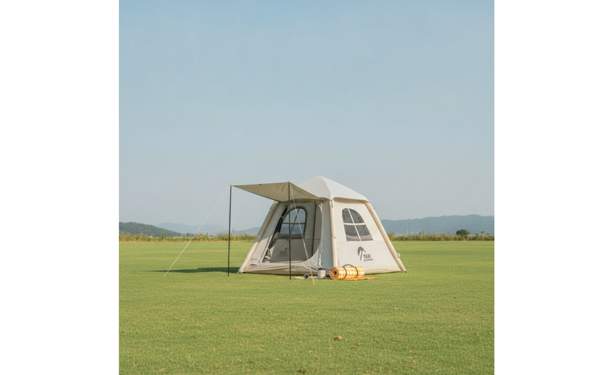 Automatic Inflation Inflatable Camping Tent Portable Air Tent with Storage Bag Quick Setup Waterproof for Campers, Families, Outdoor