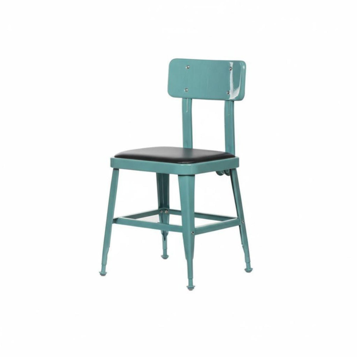 utilitarian Metal Seat sturdy Construction Stackable utilitarian Side Chair