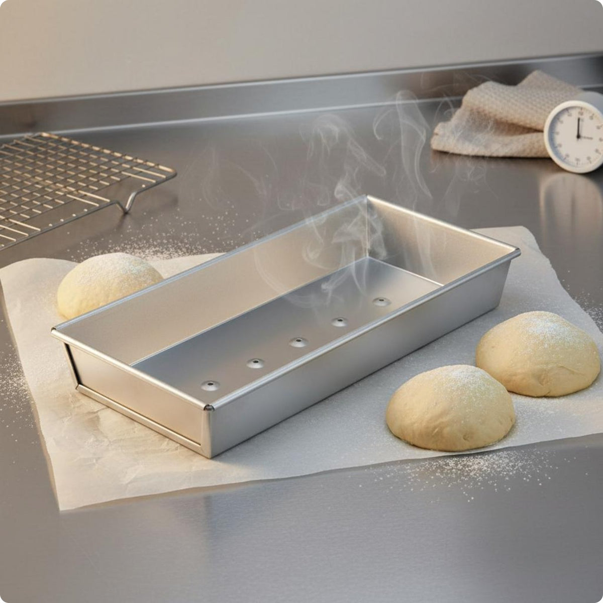 Nonstick Loaf Pan Metal Bread Pan Heat-Resistant Bakeware for Home Kitchen