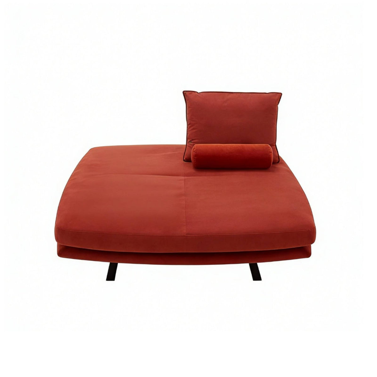 double-purposeUse Backless Double-Sided Sofa Space-Saving Upholstered Seating Minimalist Design Daybed Creative idea for Apartment Dwellers, Homeowners, Living Room, Bedroom, Lounge Area, Entryway