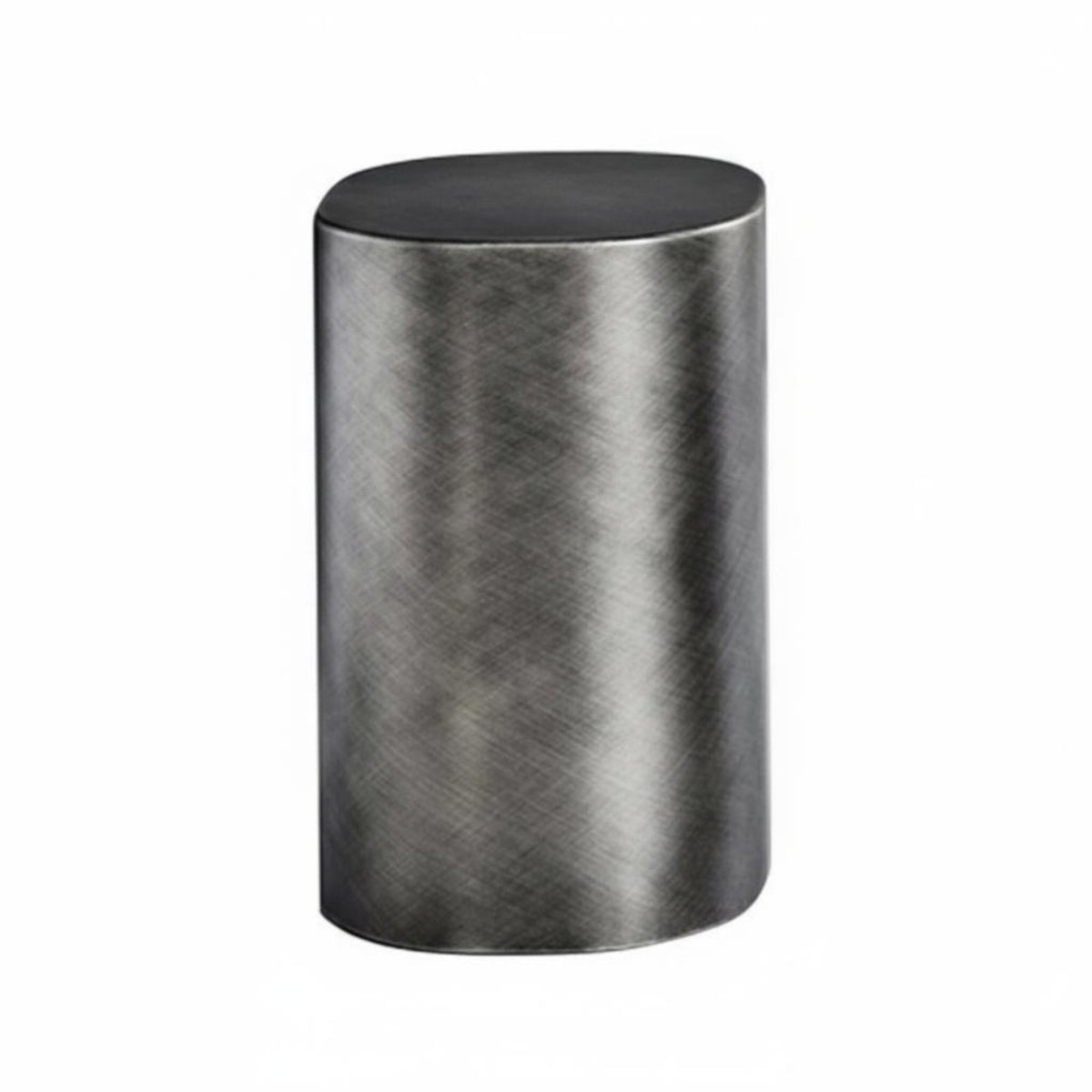 Metal Side Table Elegant Aesthetic Minimalist Pedestal Table Multi-Functional Decorative Stool for Bedside, Entryway, Office