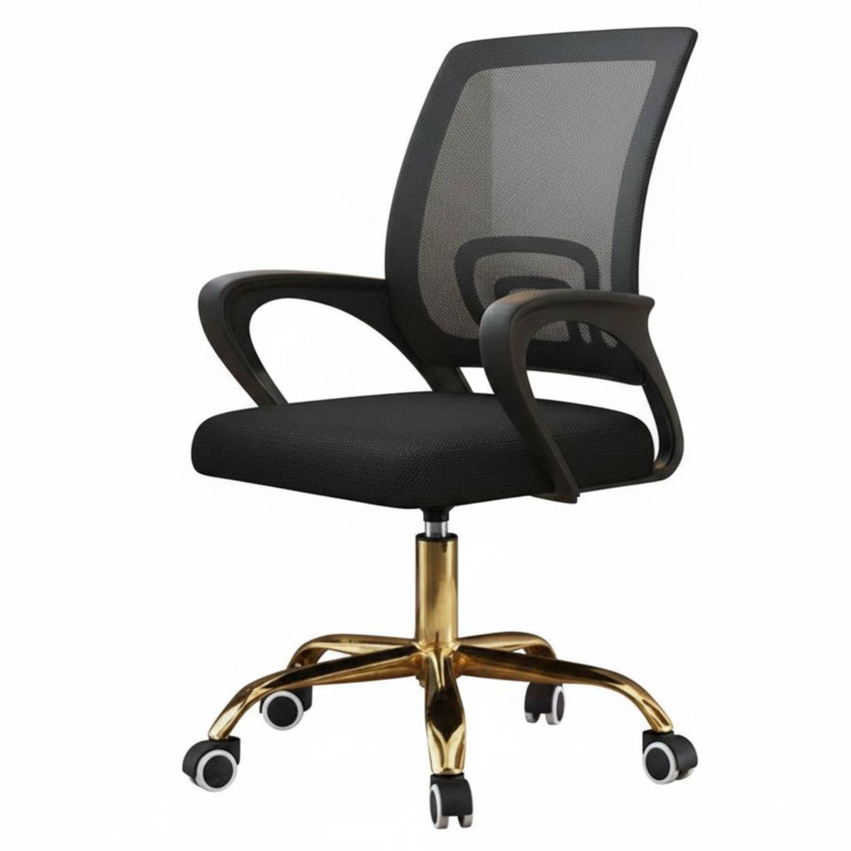 Adjustable Height Rolling Mesh Task Chair 360-Degree Swivel Mesh Back Rolling Chair Reclining Backrest Computer Seat Ergonomic Design for Distant Workers, Students, Adults, Conference Room, Bedroom