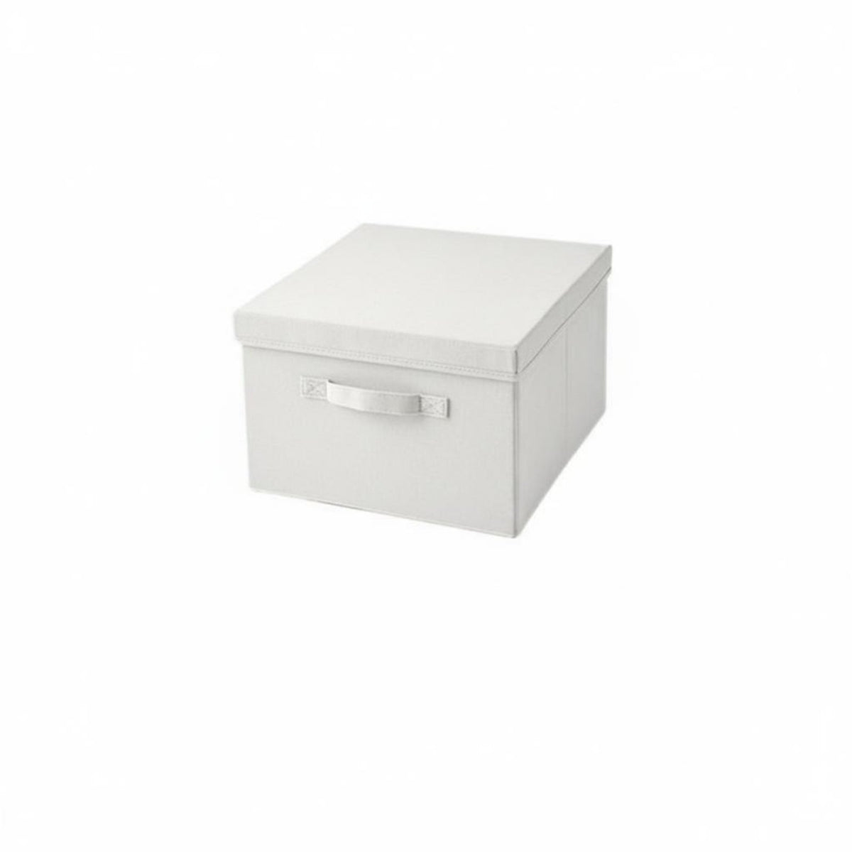 Collapsible Textile Box Portable Textile Storage Bin with Lid Multi-Purpose