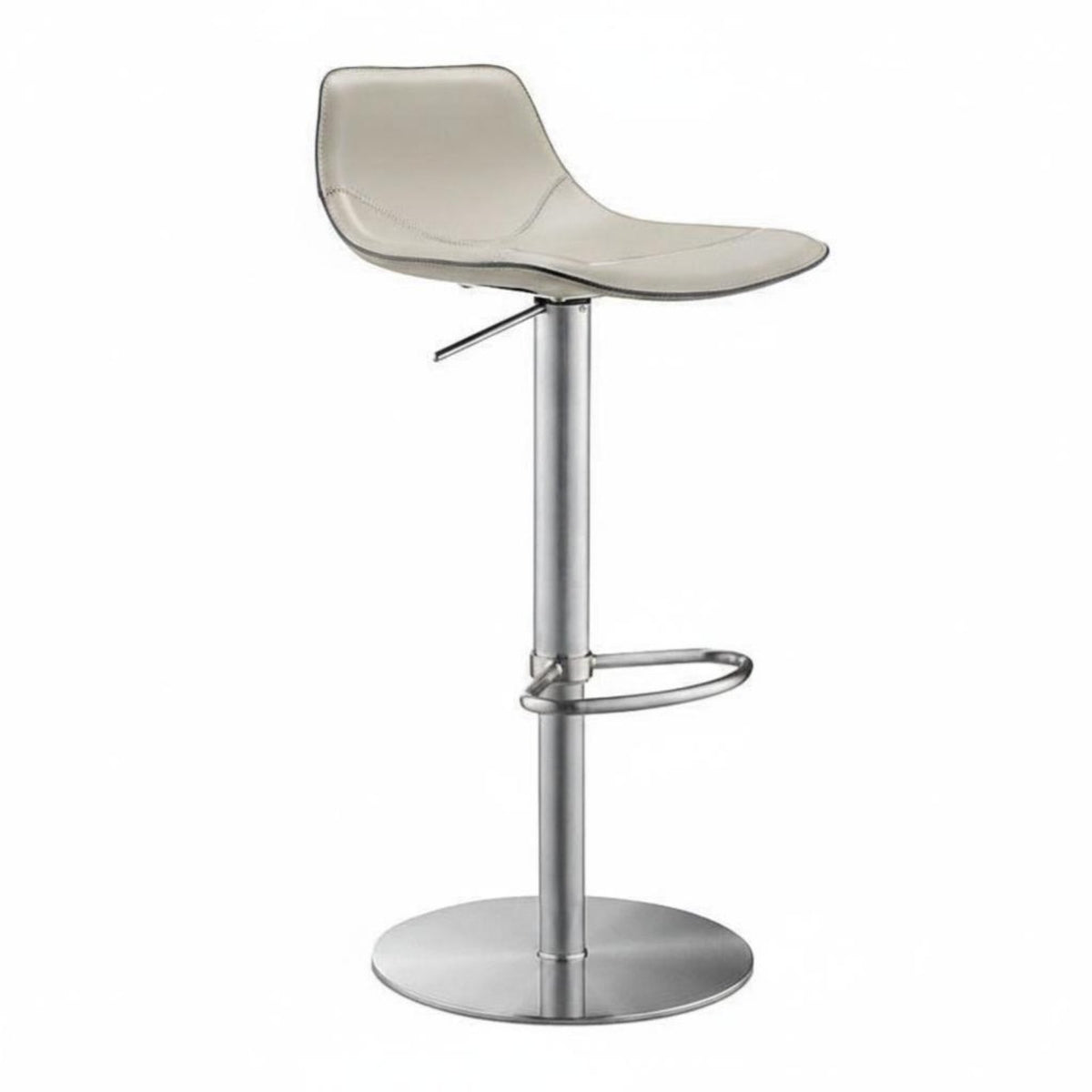 Adjustable rotating Stool with backrest Integrated Footrest for Kitchen Island, Adults