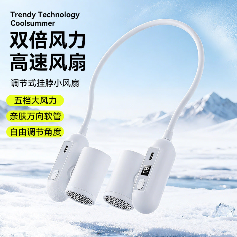 Neck Fan USB Rechargeable Portable 3-Speed Fan for Office, Home, Travel