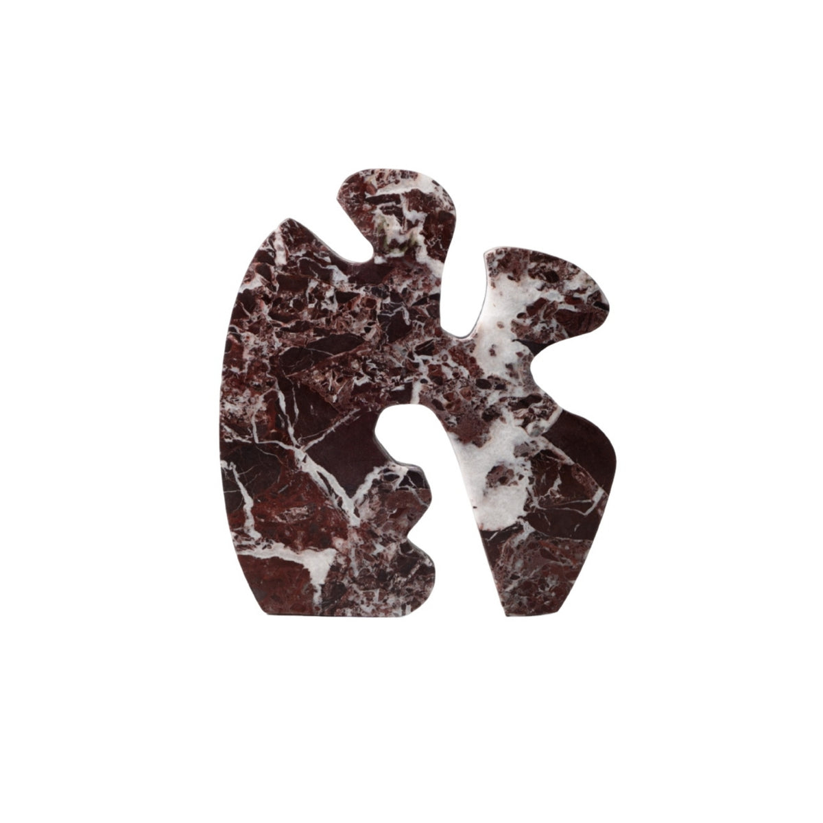 Marble Sculpture Polished Decorative Sculpture Compact Abstract Figurine for Interior Stylists, Tea Room