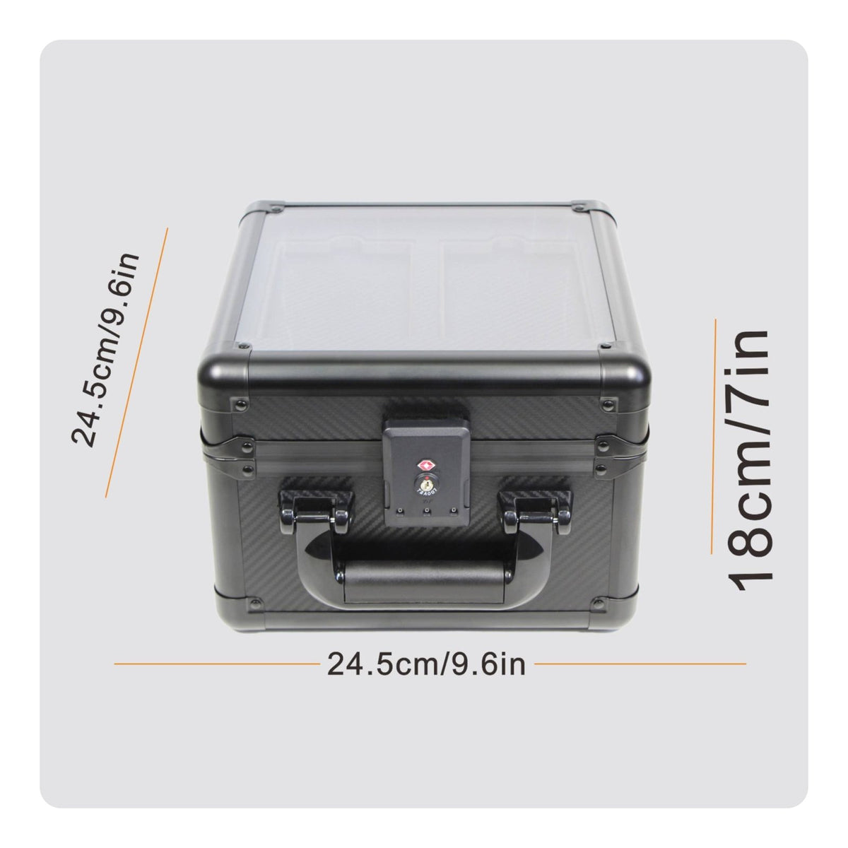 Double Layer Card Slab Case Shockproof PSA Card Carrying Case waterproofProof