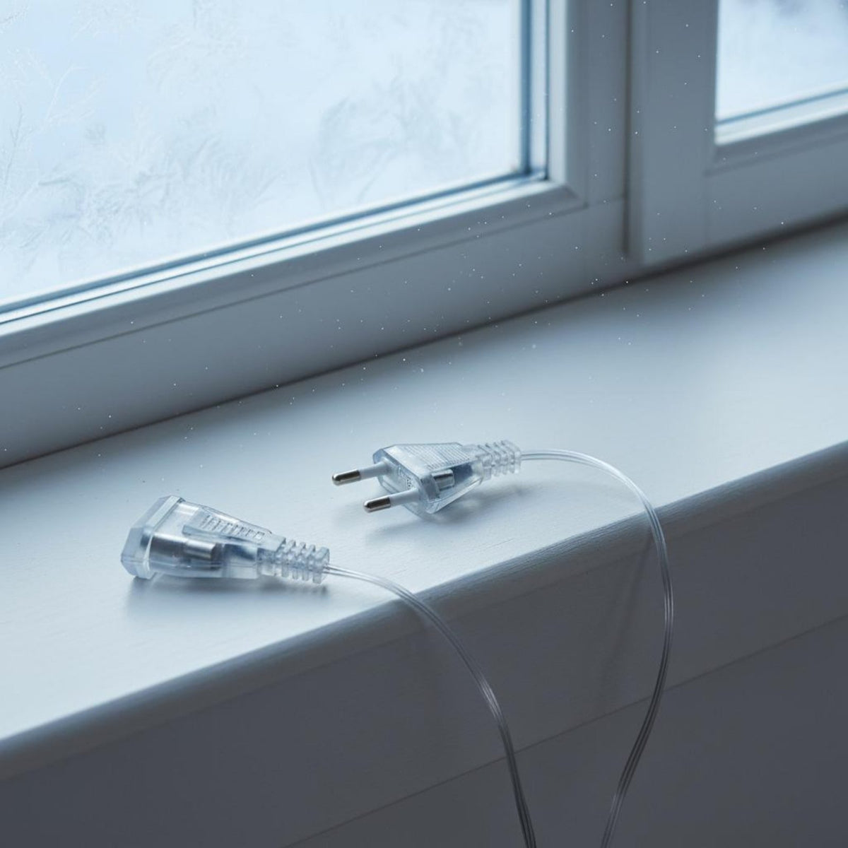 LED Light Extension Wire Extendable 2-Prong Power Cord Flexible