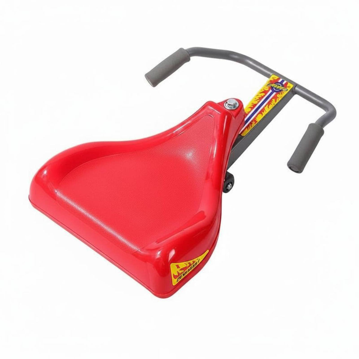 Anti-Rollover Hand Propelled Scooter Board 270° Flexible Steering Sitting Wiggle Car Comfortable Foam Grips Children's Toy for Playroom
