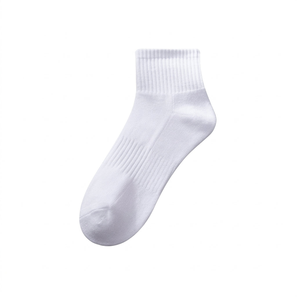 Athletic Crew Socks for Adults, Cushioned Terry Bottom Sports for Running, Warm Fleece Lined for Winter