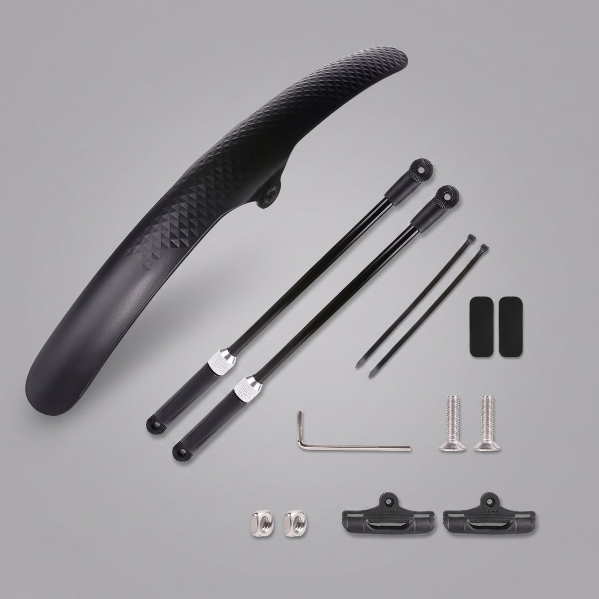 Cycle Mudguard with Brackets Widened Mudguard with Quick Release Wide Universal Cycle Fenders for Cyclists, Commuters, Muddy Paths