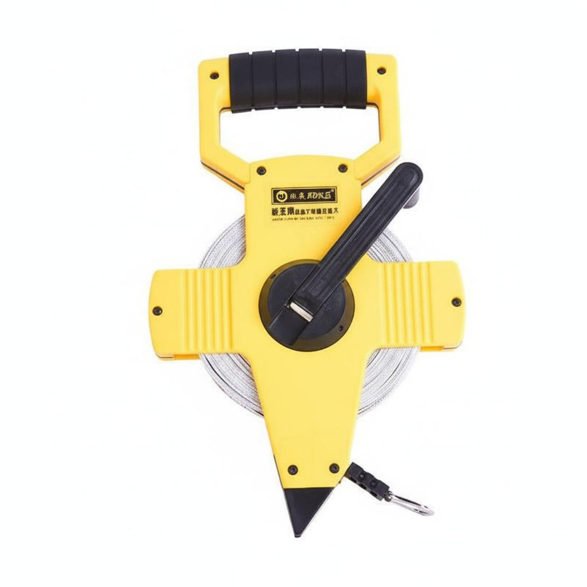 Wear-Resistant Exposed Reel Fiberglass Measuring Tape Non-Stretch Fiberglass Tape Measure High Strength Ergonomic Handle for Surveyors