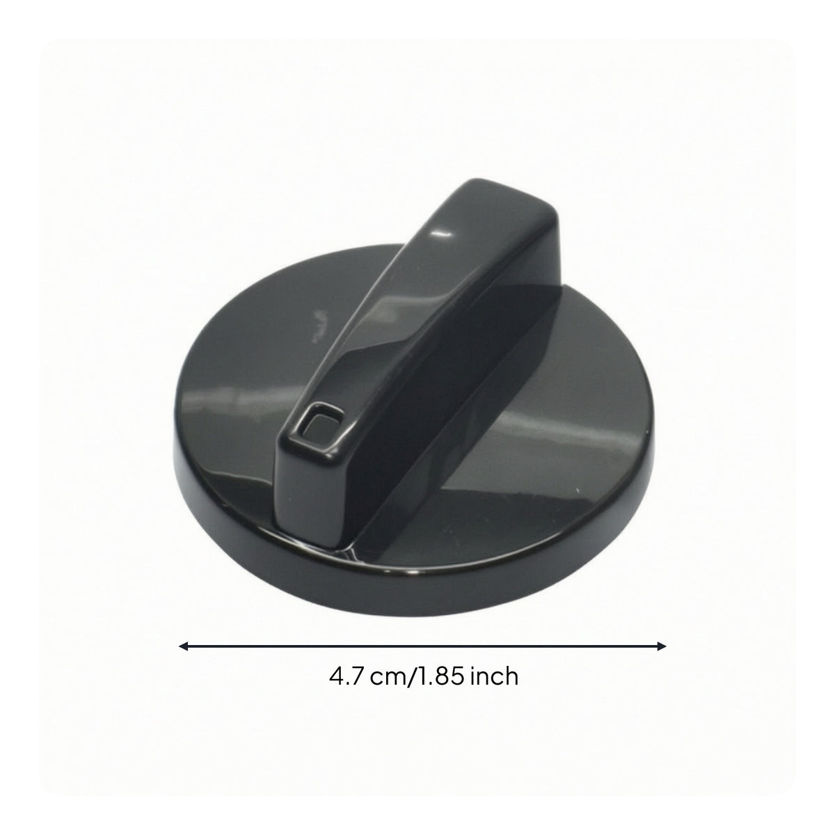 Rotary Control Knob Black Appliance Knob Hardware Universal Removable for Homeowners, Appliances, Kitchen