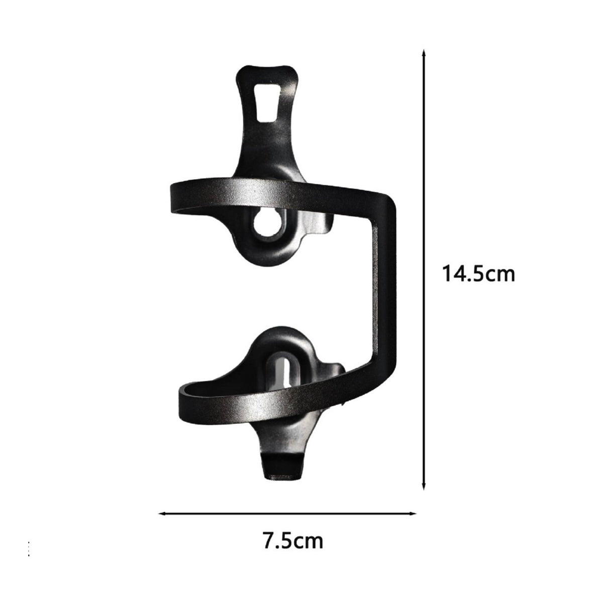 Anti-Vibration Bike Water Bottle Holder Secure Grip Aluminum Alloy Bottle Holder Lightweight Easy Installation for Mountain Biking, Outdoor