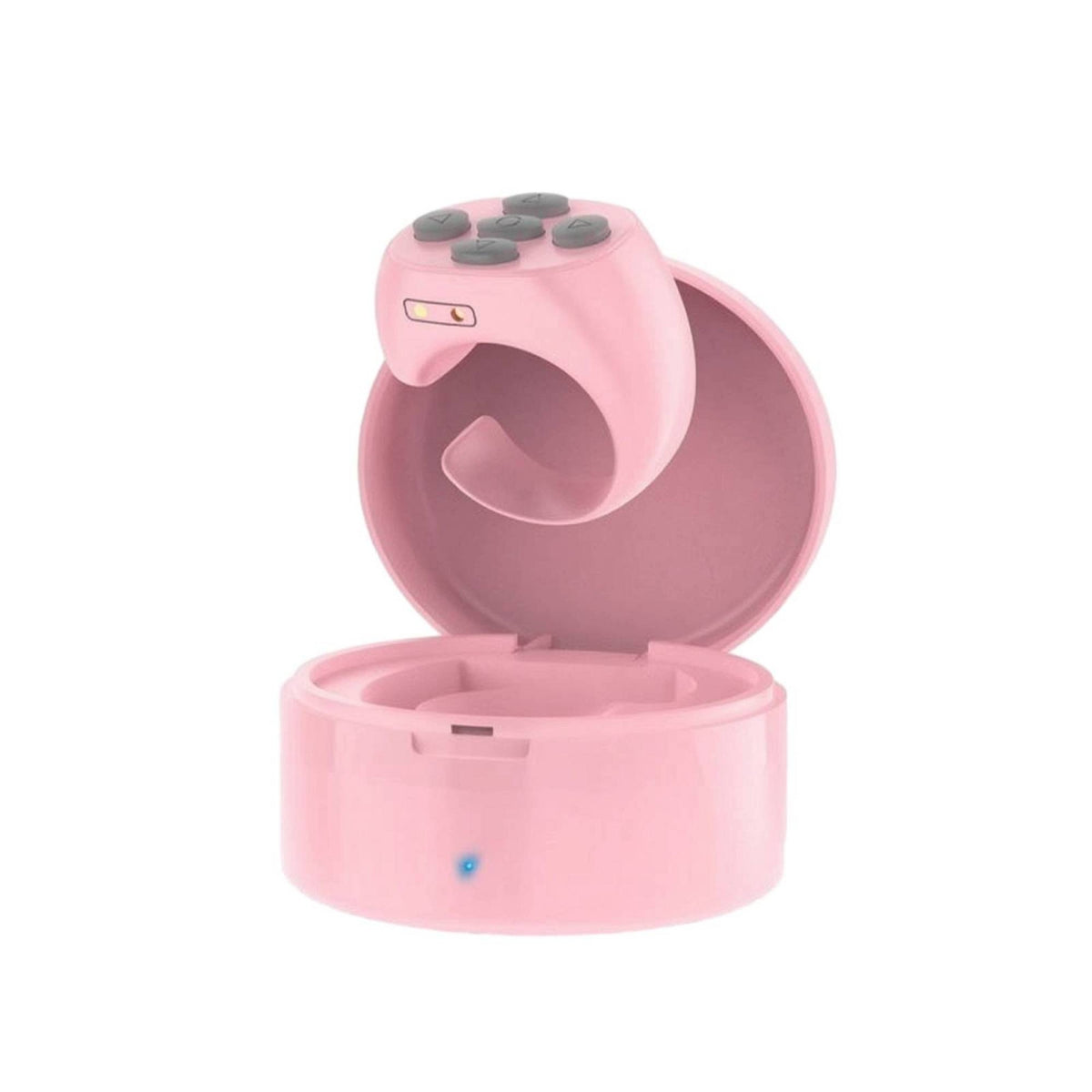 Rechargeable Bluetooth Band-Style Controller with Charging Case Compact Band-Style Controller with Charging Case Wireless Wearable Page Turner Comfortable for Vloggers, Readers, Selfies, Travel