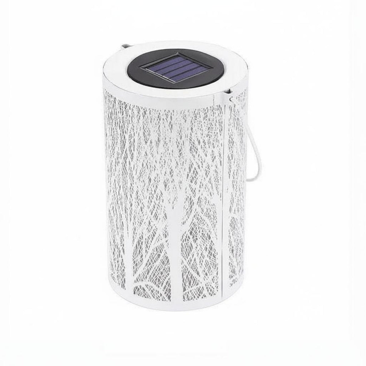 Solar Projection Lantern Weather Resistant Tree Pattern Shadow Lamp for Balcony