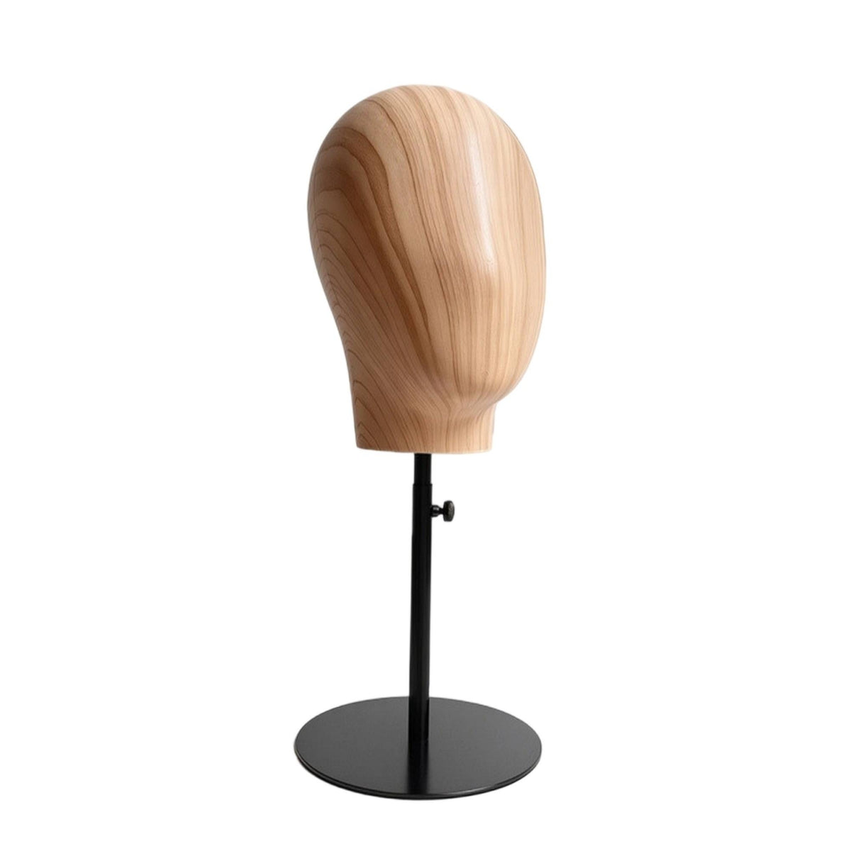Hairpiece Head with Stand Adjustable-Height Mannequin Head with Stand Stable for Boutiques, Studios