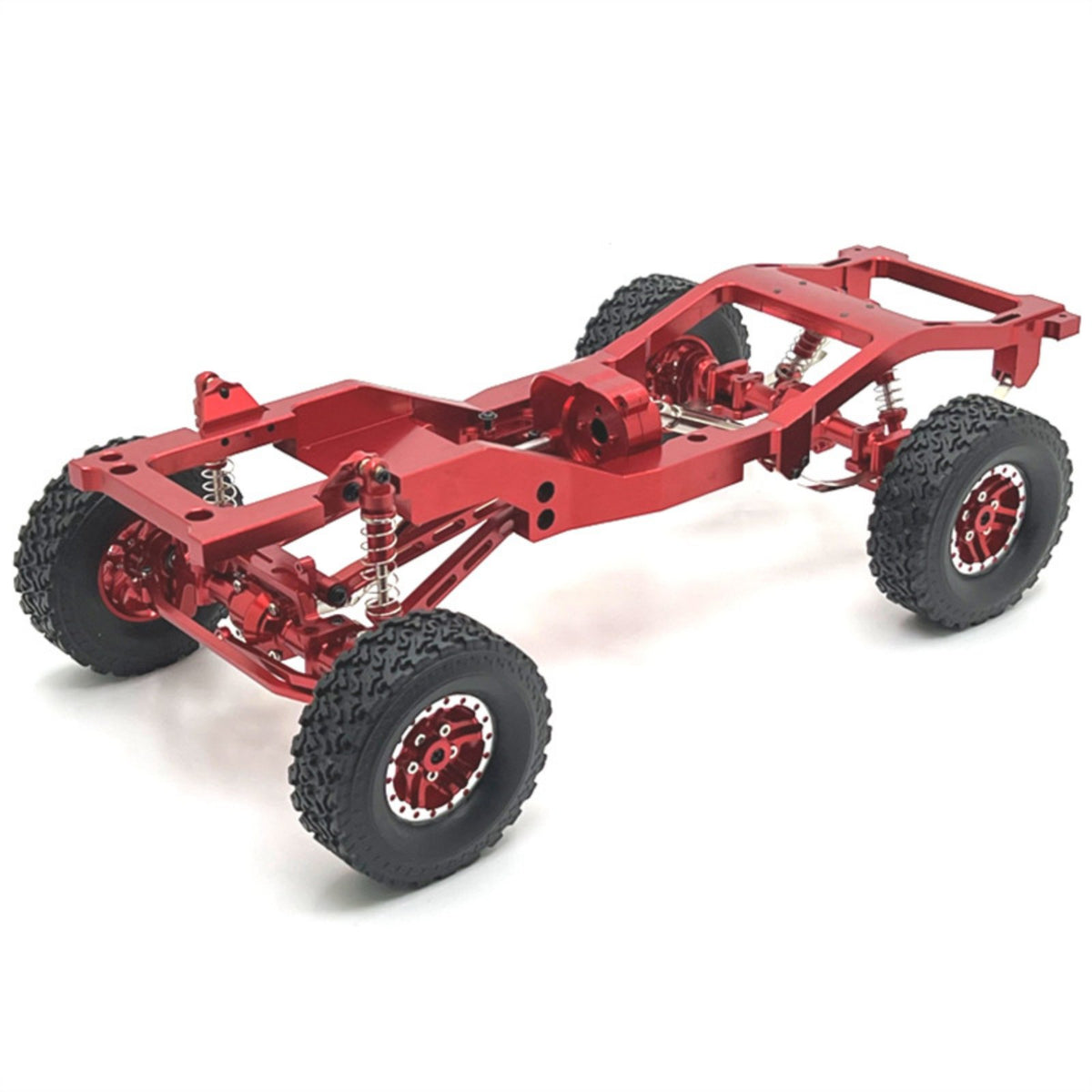 1/12 Scale RC Car Frame Workmanship Metal Elevated Axle Chassis Pre-Assembled RC Elevated Axles for DIY Enthusiasts