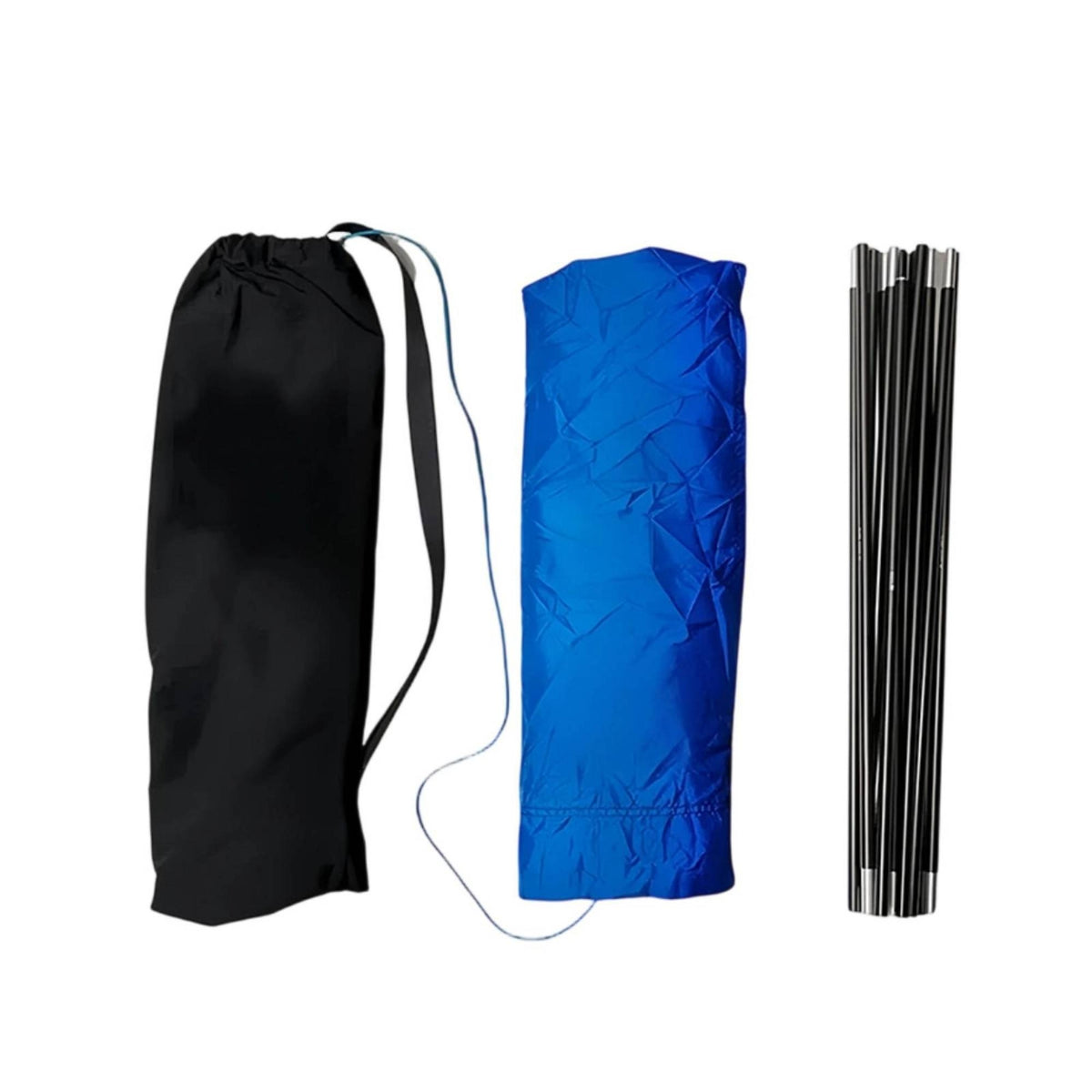 Beach Canopy Tent Blue Tunnel Canopy Tent Beach Shelter Slim Poles Long Extension for Sand