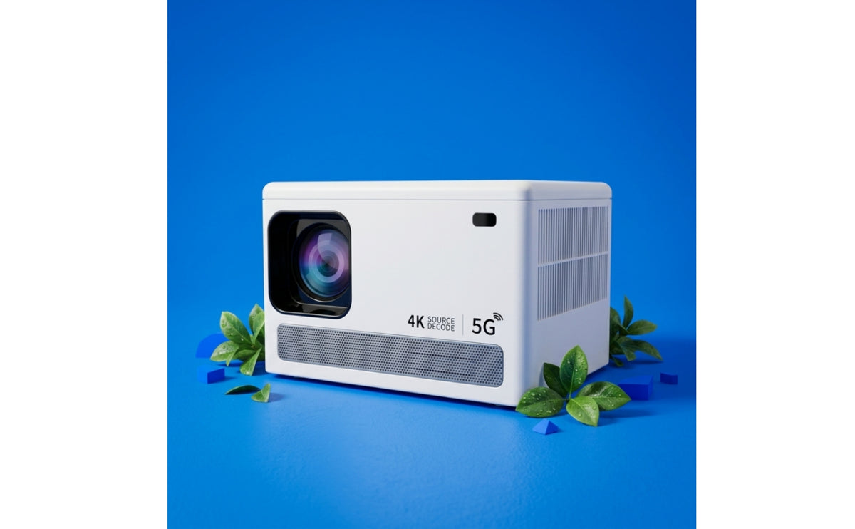Projector with 4K Decoding Compact Home Projector 5G Electronics for Living Room