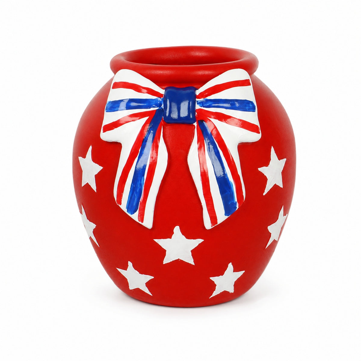 Decorative Vase with Bow Festive Vase with Bow Playful for Party