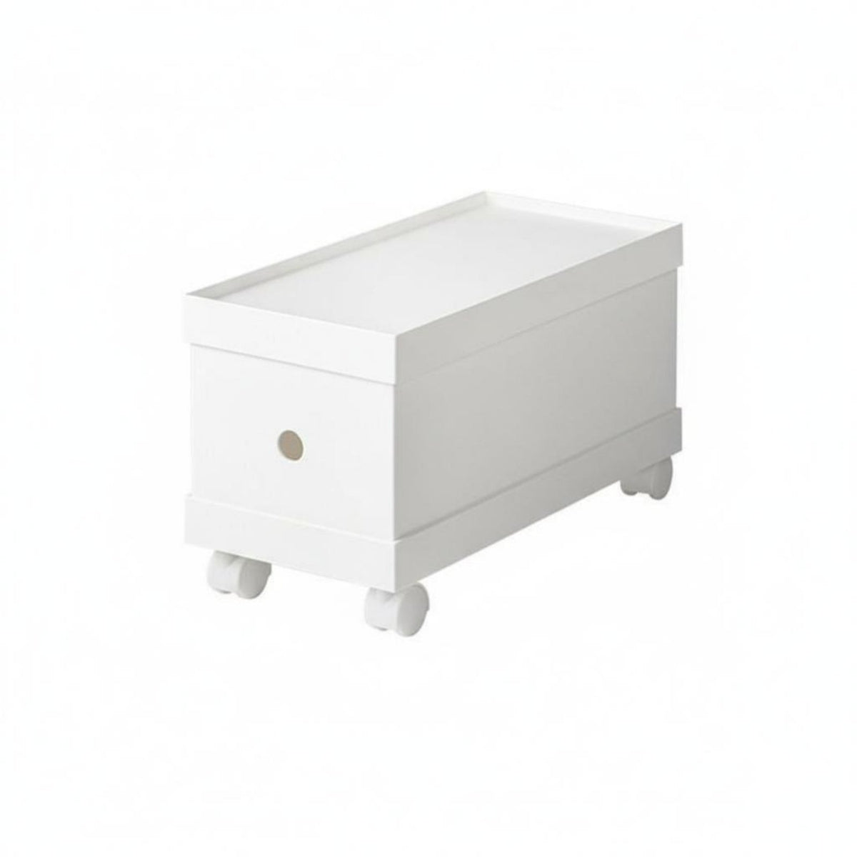 Rolling Bin with Lid Large Capacity Storage Container Installunobstructed for Students