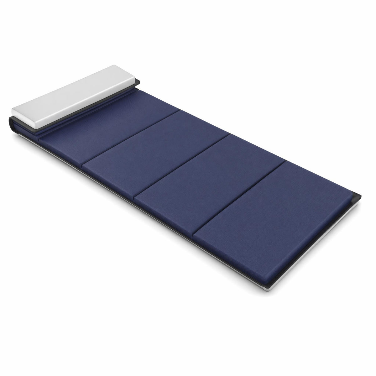 Padded Sleeping Mat with Pillow Waterproof Foldable Sleeping Mat Portable Roll up Mattress Thick for Campers, Guests, Stretching, Office