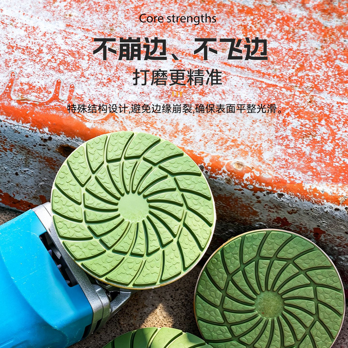 Diamond Grinding Disc for Tile, M10, Industrial Grade