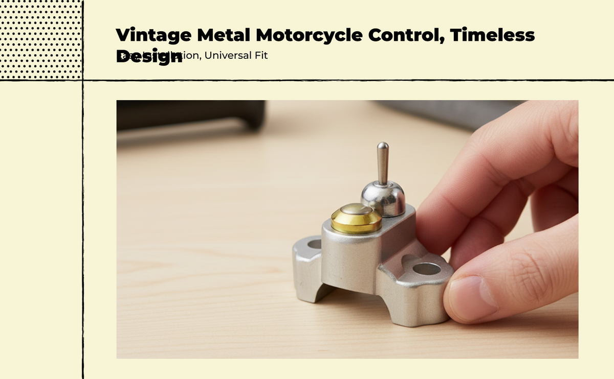 Motorcycle switch controls headlight.